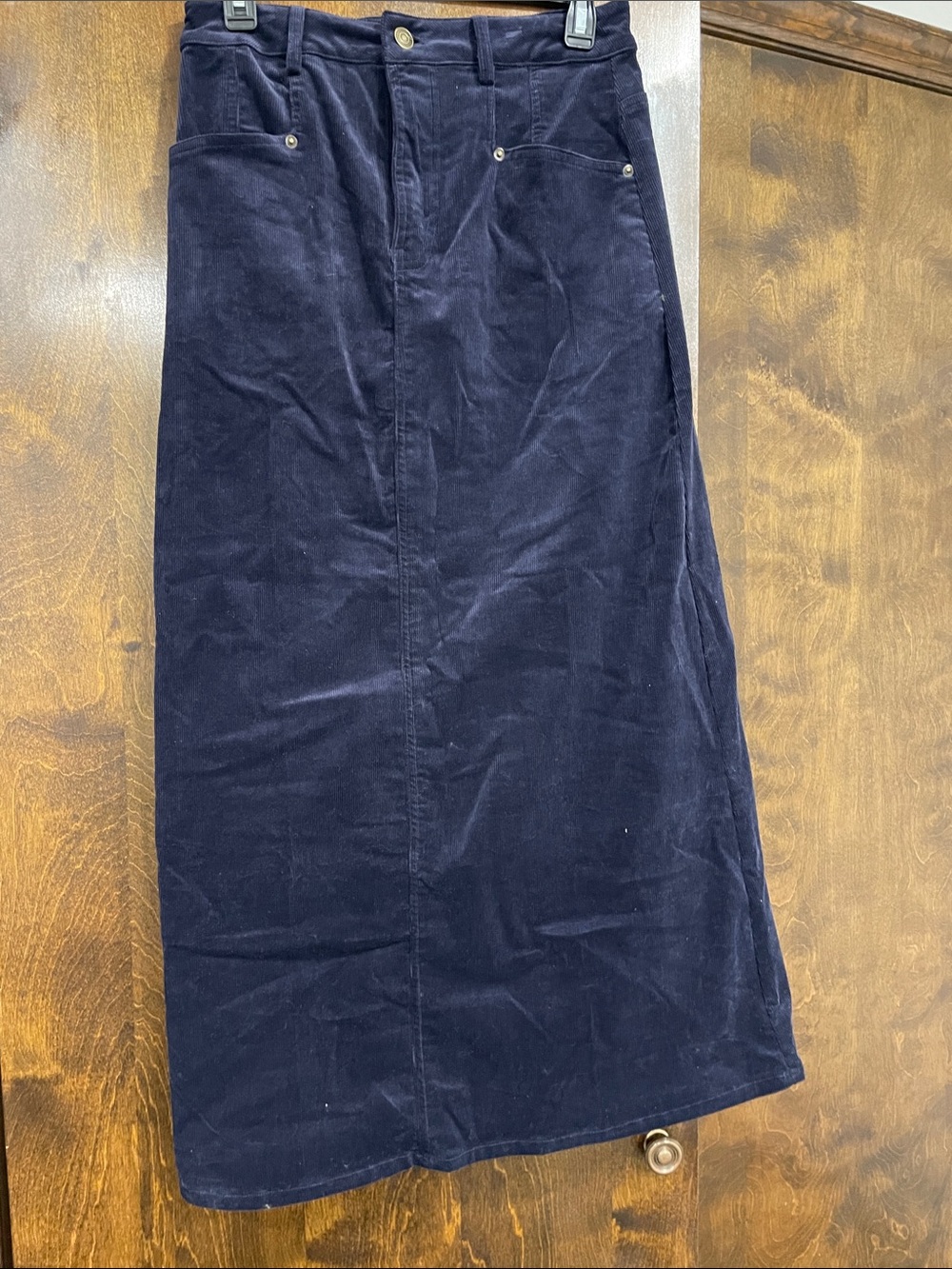 Navy Corduroy skirt